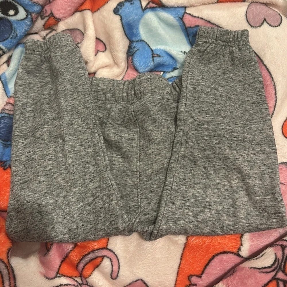 Gray Kids Jogger Shorts